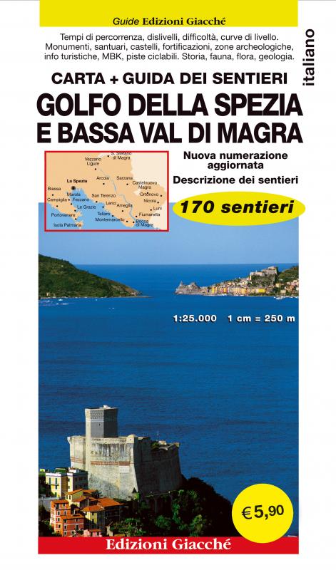Carta del Golfo della Spezia e bassa Val di Magra